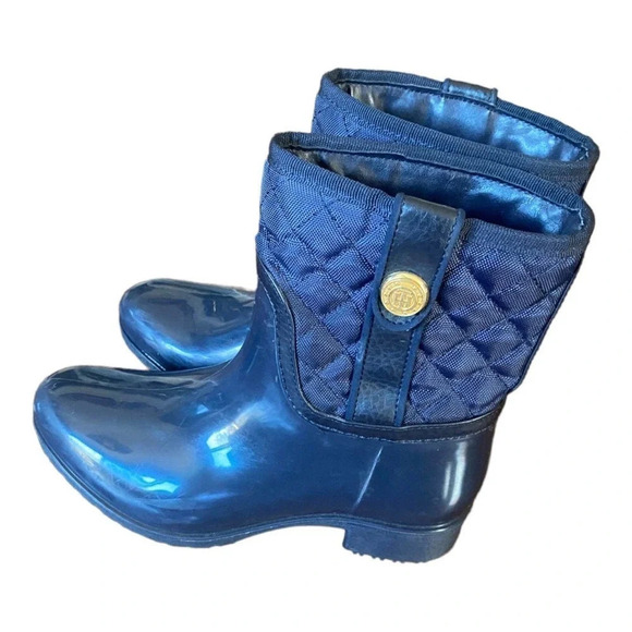 Tommy Hilfiger Boots Women’s Size: US 5 Waterproof Blue Winter/Fall Pre-owned - Picture 2 of 10